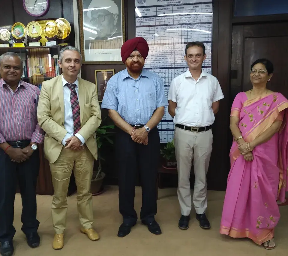 Rencontre avec l'université de Pondichéry